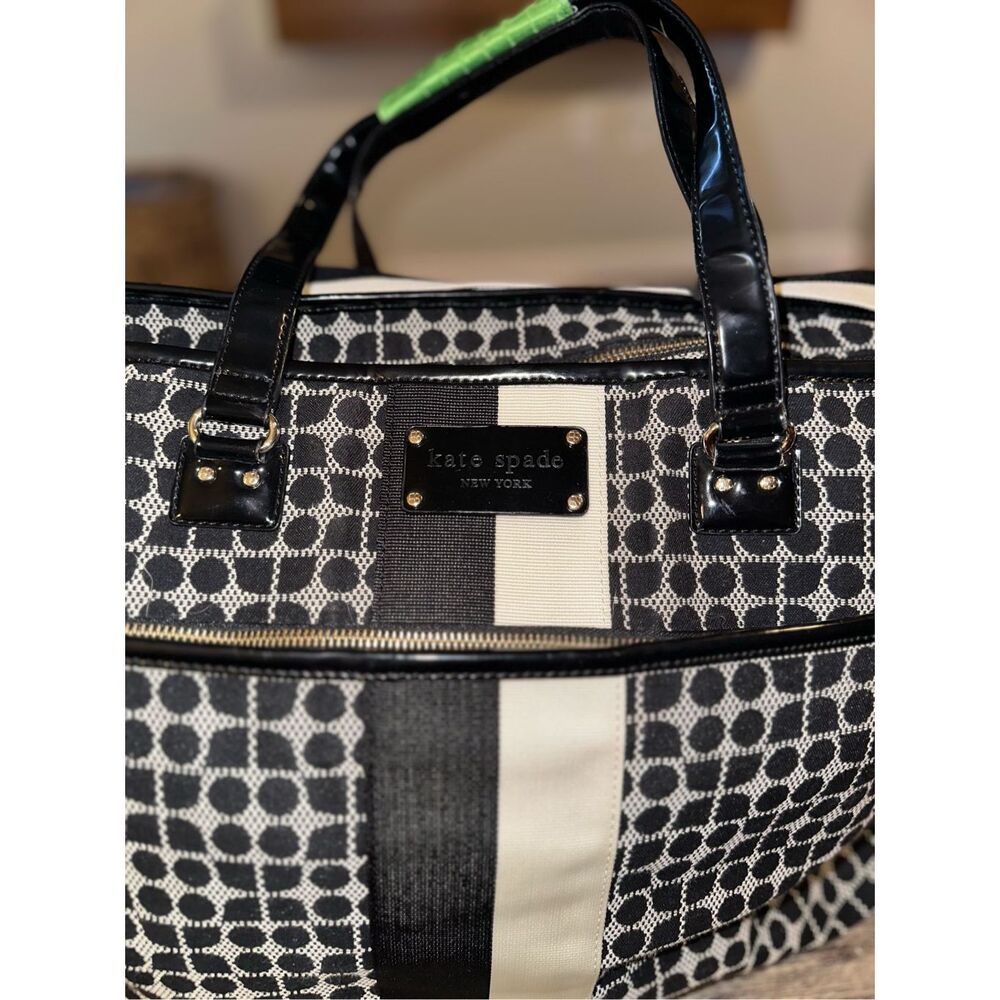 Kate Spade Noel Print Duffle Weekender duffle Bag - Picture 2 of 9
